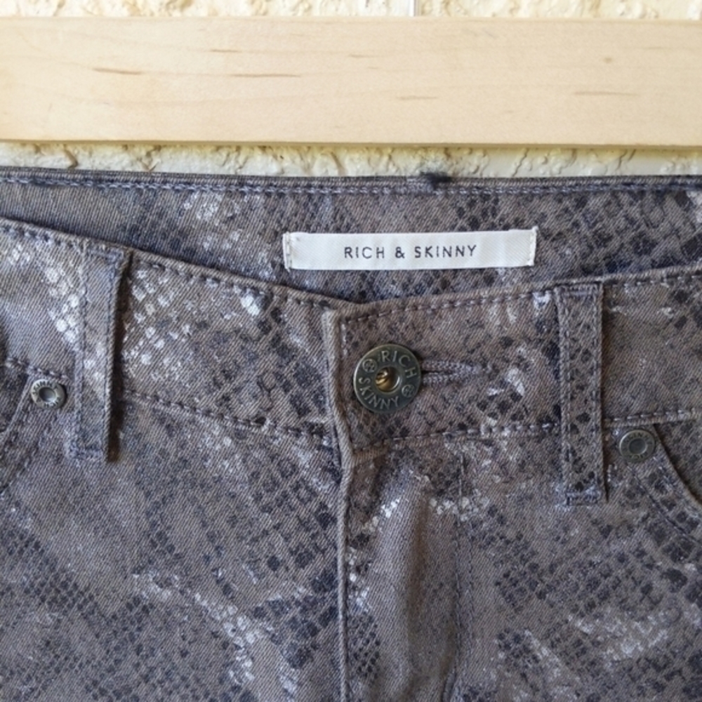 Rich‎ & skinny gray snake pants - Picture 3 of 5